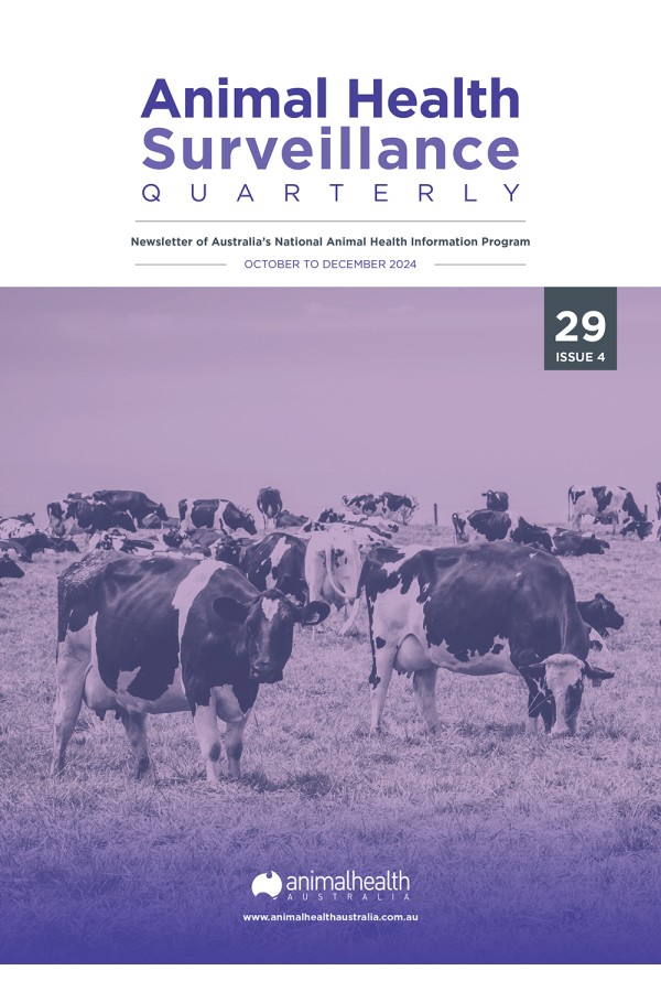 Animal Health Surveillance Quarterly Report